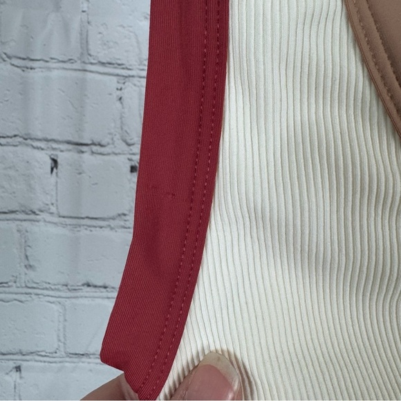 l*space Lala Cream Bikini Top Size Small - Picture 3 of 6